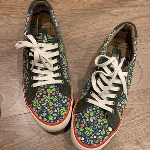 Barbour Floral Sneakers